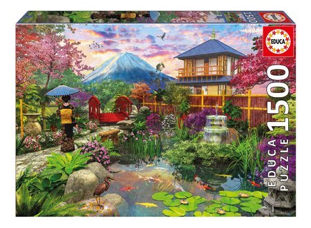 Puzzle Japanese Garden Educa 1500 dielov a Fix lepidlo