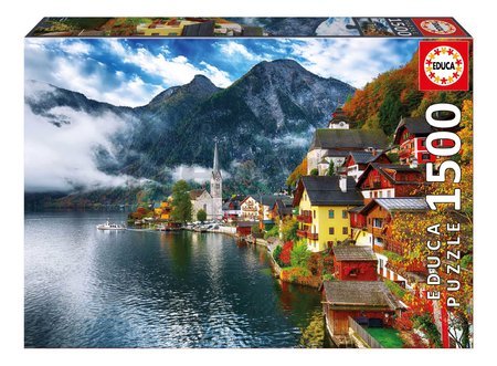 Puzzle Hallstatt Austria Educa 1500 dielov a Fix lepidlo