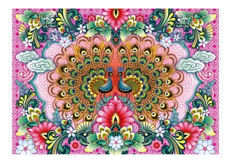 Puzzle Bengal Peacocks Educa 1500 dielov a Fix lepidlo