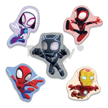 Baby Puzzle Spidey & his Amazing Friends My First Puzzles Educa 5-obrázkové od 24 mes