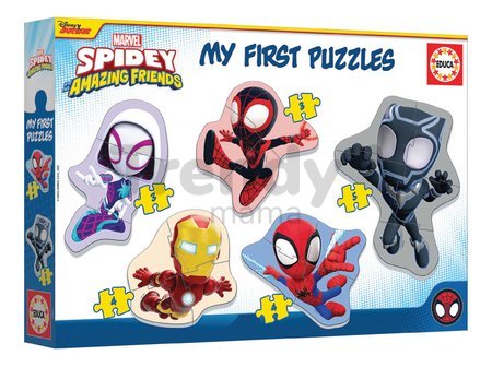 Baby Puzzle Spidey & his Amazing Friends My First Puzzles Educa 5-obrázkové od 24 mes