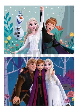 Drevené puzzle Frozen Educa 2x25 dielikov