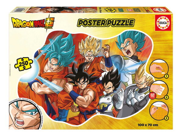 Puzzle plagát Poster Dragon Ball Educa 250 dielov od 8 rokov EDU19965