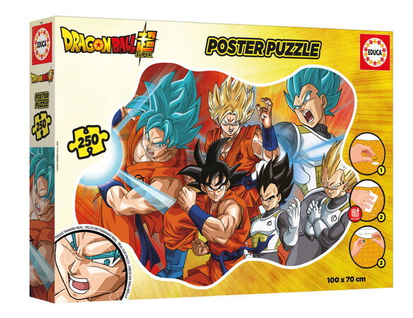 Puzzle plagát Poster Dragon Ball Educa 250 dielov od 8 rokov EDU19965