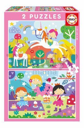 Puzzle Fantasy Friends Educa 2x48 dielov od 4 rokov