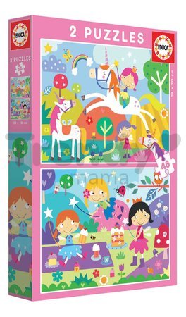 Puzzle Fantasy Friends Educa 2x48 dielov od 4 rokov
