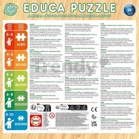 Drevené puzzle Peppa Pig Educa 2x25 dielov