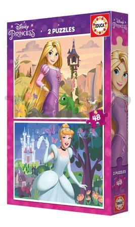 Puzzle Princezné Disney Educa 2x48 dielov