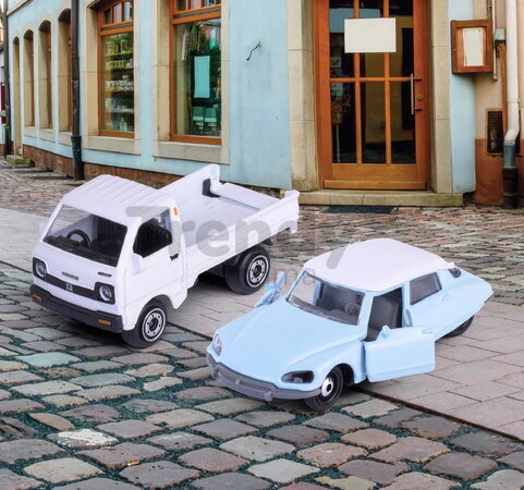 Autíčka Vintage Majorette kovové otvárateľné 7,5 cm dĺžka 12 rôznych druhov