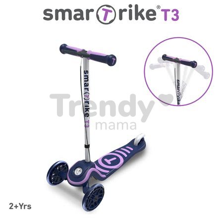 Kolobežka T3 smarTrike s T-lock systémom fialová od 24 mes