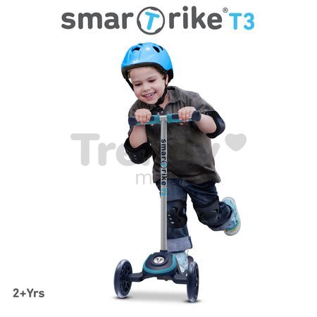 Kolobežka T3 smarTrike s T-lock systémom modrá od 24 mes