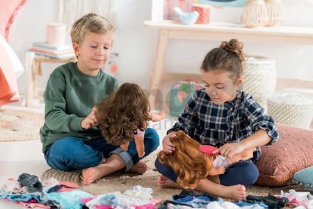 Bábika na obliekanie Pénélope Ma Corolle dlhé hnedé vlasy a hnedé klipkajúce oči 36 cm od 4 rokov