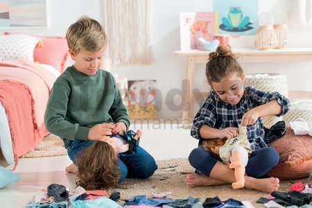 Bábika na obliekanie Pénélope Ma Corolle dlhé hnedé vlasy a hnedé klipkajúce oči 36 cm od 4 rokov