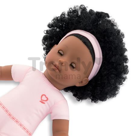 Bábika na obliekanie Pauline Ma Corolle kučeravé čierne vlasy a hnedé klipkajúce oči 36 cm od 4 rokov