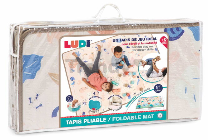 Penová hracia podložka Foldable Mat Ludi skladacia obojstranná od 0 mes