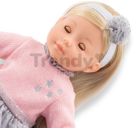 Bábika na obliekanie Priscille Party Night Ma Corolle blond vlasy a modré klipkajúce oči 36 cm od 4 rokov