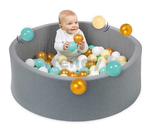 Hrací bazénik s loptičkami Balls Pool Ludi textilný 100 loptičiek od 6 mes
