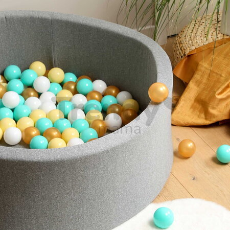 Hrací bazénik s loptičkami Balls Pool Ludi textilný 100 loptičiek od 6 mes