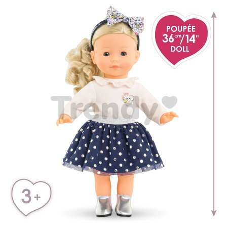 Bábika Cléophée Ma Corolle blond vlasy a modré klipkajúce oči 36 cm