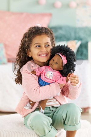 Bábika Maëlys Ma Corolle čierne kučeravé vlasy a hnedé klipkajúce oči 36 cm