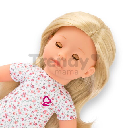 Bábika Paloma Flowers Ma Corolle dlhé blond vlasy a modré žmurkajúce oči 36 cm