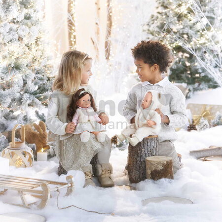 Bábika Elise Enchanted Woods Ma Corolle dlhé hnedé vlasy a modré žmurkajúce oči v zimnom outfite 36 cm