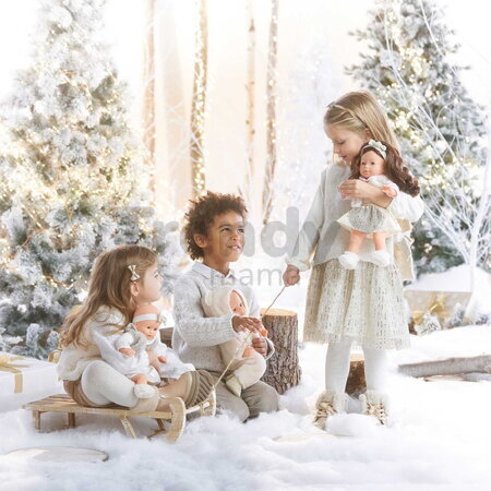 Bábika Elise Enchanted Woods Ma Corolle dlhé hnedé vlasy a modré žmurkajúce oči v zimnom outfite 36 cm