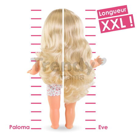 Bábika Eve Dream Hair Ma Corolle dlhé blond vlasy a modré žmurkajúce oči s 10 doplnkami 36 cm
