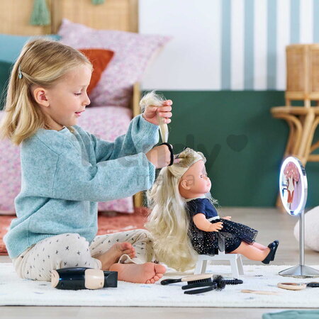 Bábika Eve Dream Hair Ma Corolle dlhé blond vlasy a modré žmurkajúce oči s 10 doplnkami 36 cm