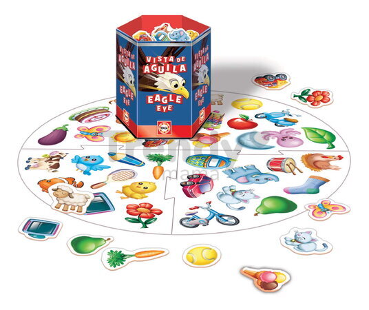 Spoločenská hra Orlí zrak My first Eagle Eye Educa 36 obrázkov v španielčine a angličtine