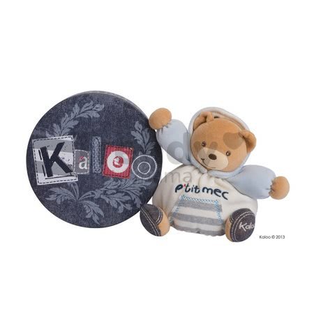 Plyšový medvedík Blue Denim-Chubby Bear Kaloo 18 cm v darčekovom balení pre najmenších modrý
