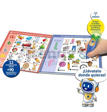 Spoločenská hra Učíme sa čítať Aprendo a leer Conector Educa s inteligentným perom so zvukom a svetlom 90 otázok v španielčine od 4 rokov