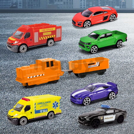 Garáž s 2 motorizovanými výťahmi a vláčikom Super City Garage Majorette 7 poschodová so zvukom a svetlom 6 autíčok  128*78*73 cm MJ2009003