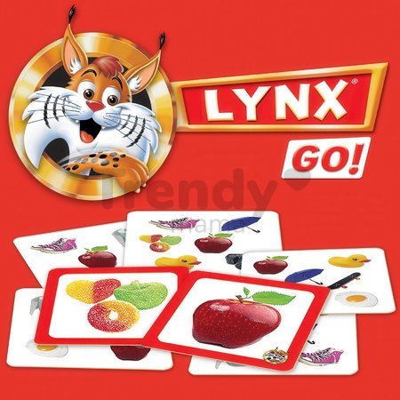 Spoločenská hra Rýchly ako rys Lynx Go! Educa v angličtine a francúzštine 70 obrázkov od 6 rokov