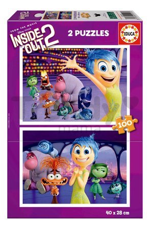 Puzzle Disney Inside Out Educa 2x100 dielov od 6 rokov