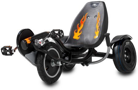 Motokára na šliapanie Go Kart Rocker Fire triker Exit Toys nafukovacie pneumatiky od 6 rokov