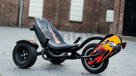 Motokára na šliapanie Go Kart Rocker Fire triker Exit Toys nafukovacie pneumatiky od 6 rokov