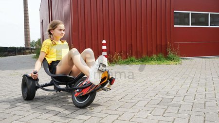 Motokára na šliapanie Go Kart Rocker Fire triker Exit Toys nafukovacie pneumatiky od 6 rokov