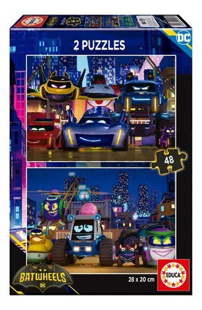 Puzzle DC Batwheels Educa 2x48 dielov od 4 rokov