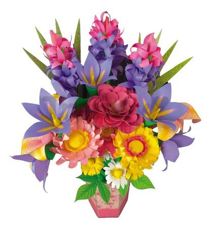 Kreatívne tvorenie Poľné kvety Floral Art Bouquet of Wild Flowers Educa poskladaj si vlastnú kyticu od 8 rokov