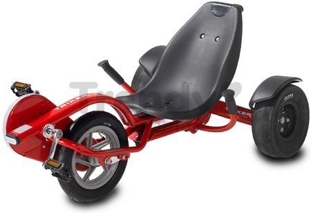 Motokára na šliapanie Go Kart Pro 50 triker Red Exit Toys nafukovacie pneumatiky červená od 6 rokov