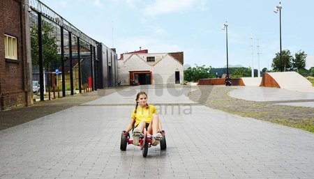 Motokára na šliapanie Go Kart Pro 50 trike Black Exit Toys nafukovacie pneumatiky od 6 rokov