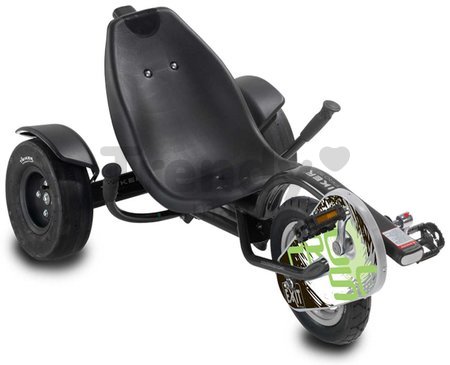 Motokára na šliapanie Go Kart Pro 50 trike Black Exit Toys nafukovacie pneumatiky od 6 rokov