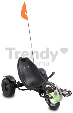 Motokára na šliapanie Go Kart Pro 50 trike Black Exit Toys nafukovacie pneumatiky od 6 rokov