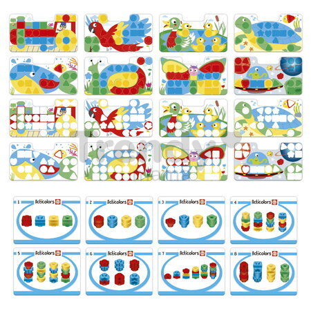 Učíme sa farby a tvary Acticolors Educa Baby Games Educa EDU20169