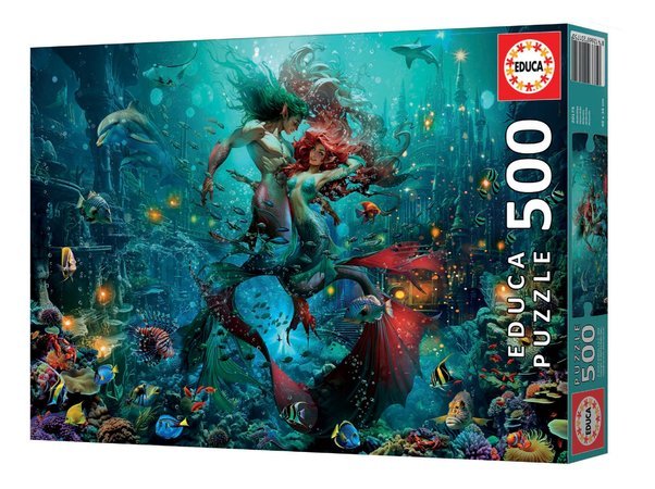 Puzzle Atlantis Educa 500 dielov a Fix lepidlo