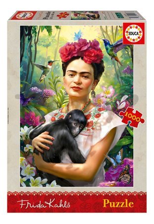 Puzzle Jardín De La Vida Frida Kahlo Educa 1000 dielov a Fix lepidlo