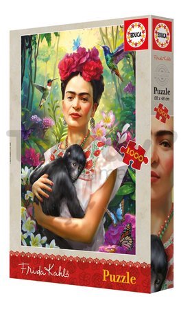 Puzzle Jardín De La Vida Frida Kahlo Educa 1000 dielov a Fix lepidlo