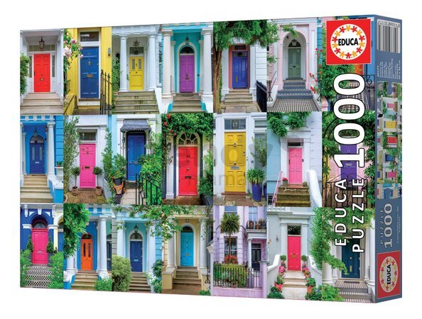 Puzzle Gates of Notting Hill Educa 1000 dielov a Fix lepidlo