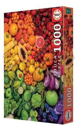Puzzle Colourful Vitamins Educa 1000 dielov a Fix lepidlo